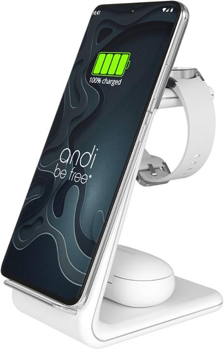 Actual product image Andi be free 3-in-1 Wireless Charger for Samsung (15 W)