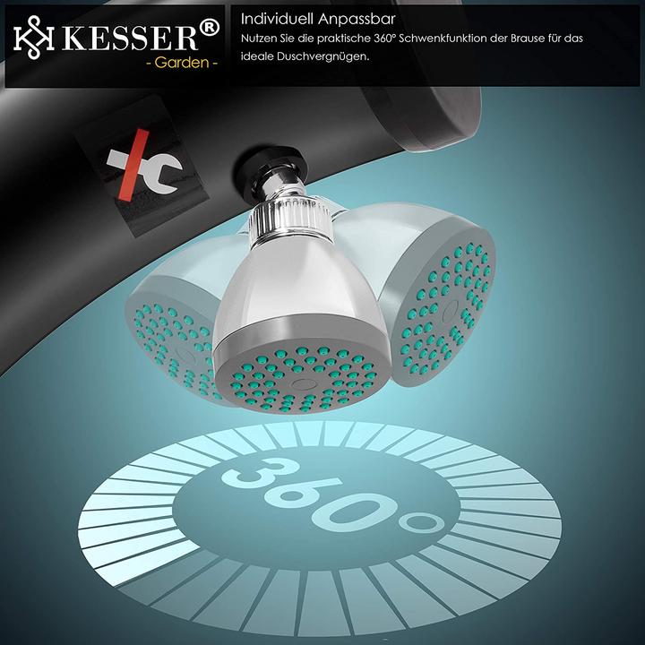 Image du produit Kesser Douche solaire 20L, capot de protection inclus