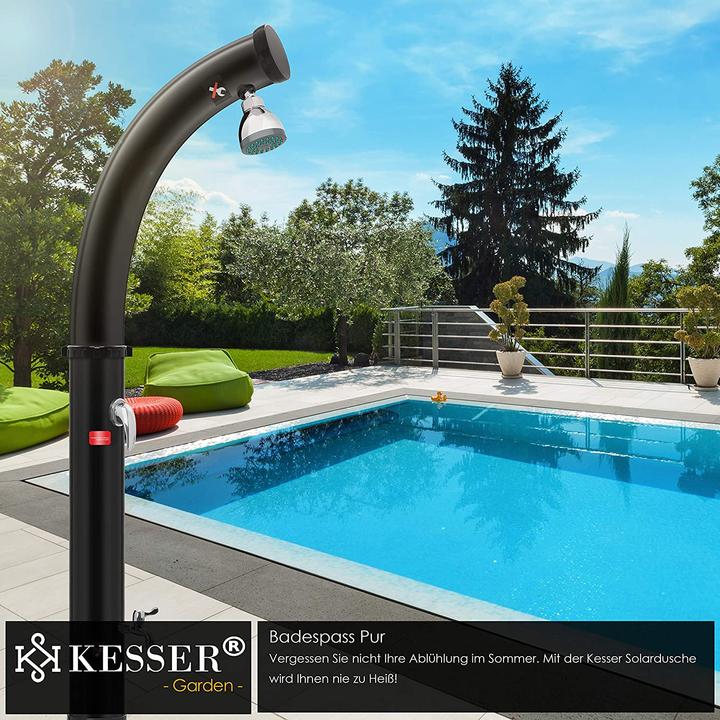 Image du produit Kesser Douche solaire 20L, capot de protection inclus