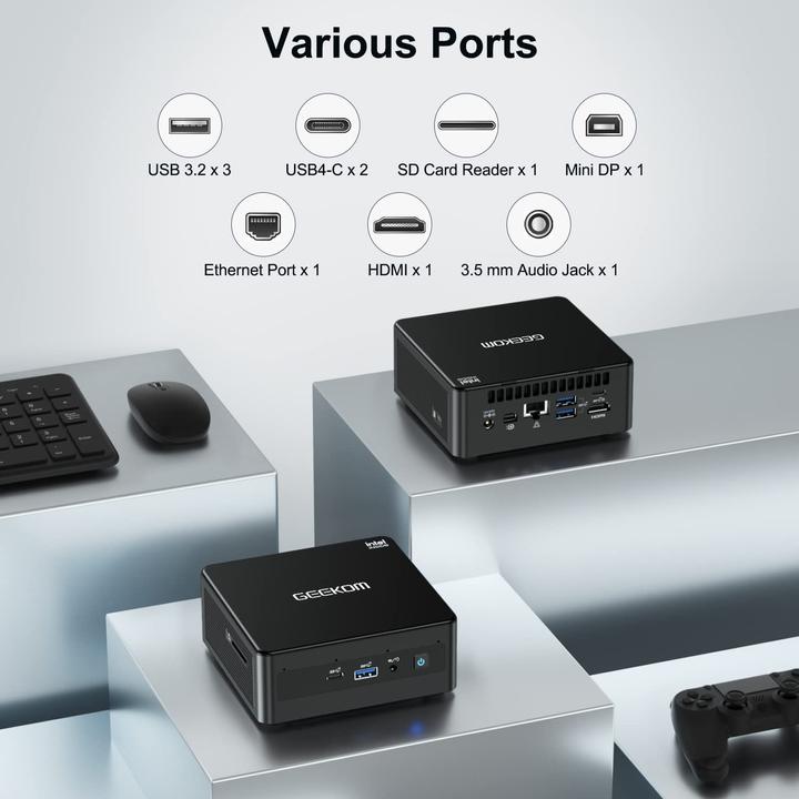 Produktbild Geekom Mini IT8 SE (i3-8109U, 8GB Ram, 256GB SSD)