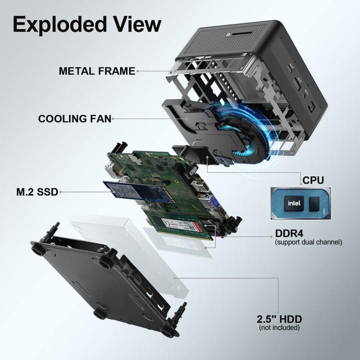 Produktbild Geekom Mini IT8 SE (i3-8109U, 8GB Ram, 256GB SSD)
