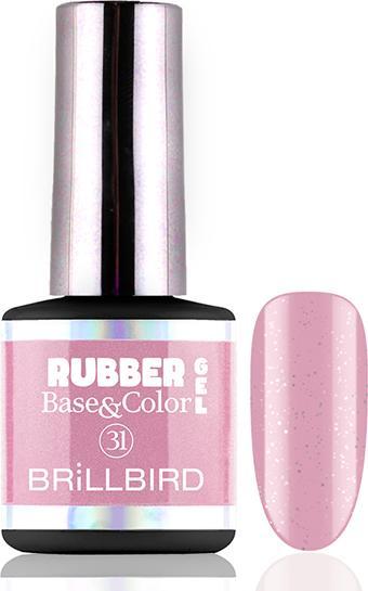 Immagine prodotto BrillBird Gomma Gel Base&Corallo #31 8ml (Corallo #31, Vernice UV gel)