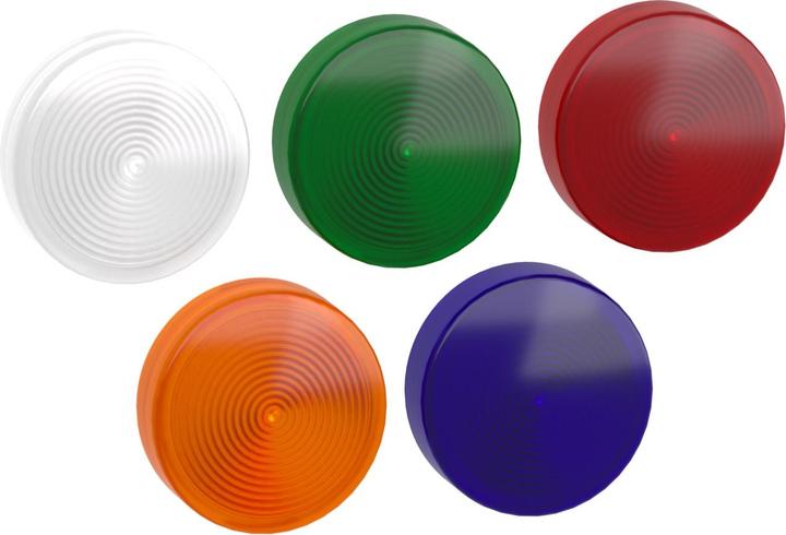 Actual product image Schneider Electric Indicator lamp, Ř 22, round, spherical cap, 5 ZB4BV003