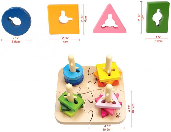 Produktbild Hape Kreatives Steckpuzzle
