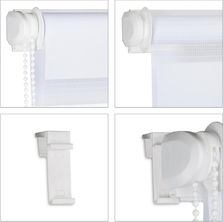 Image du produit Relaxdays Store enrouleur double face klemmfix (110 x 6,5 x 156 cm)