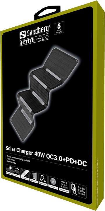 Actual product image Sandberg Solar Charger (40 W, 1.40 kg)