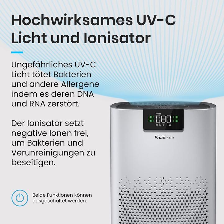 Actual product image Breeze Air purifier up to 140m2 (140 m²)