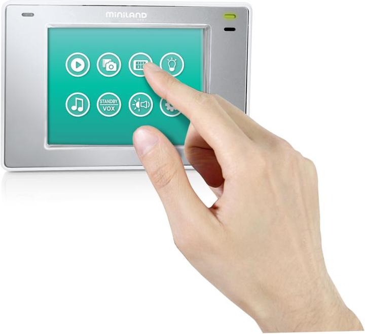 Produktbild Miniland digimonitor 3.5" touch (Babyphone mit Kamera, 250 m)