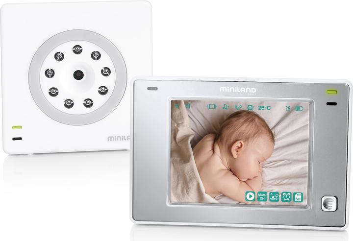 Produktbild Miniland digimonitor 3.5" touch (Babyphone mit Kamera, 250 m)