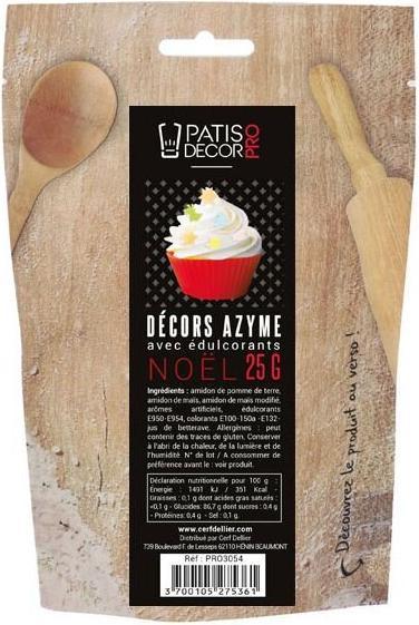 Produktbild Cerf-Dellier Esspapier Streusel Weihnachten