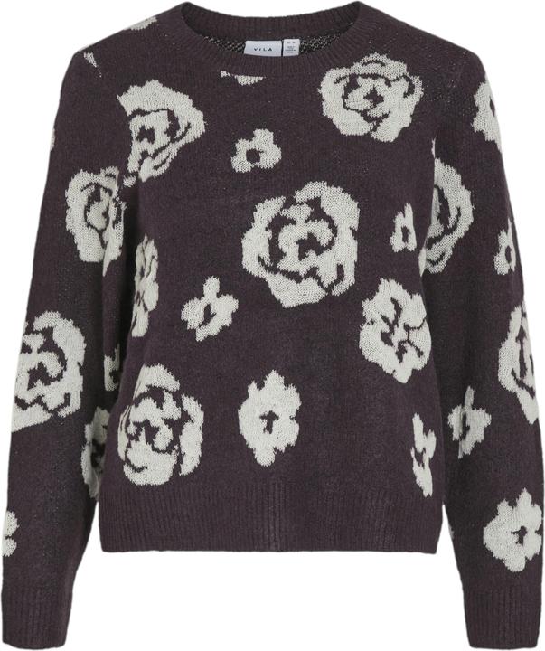 Vila Jacquard Strickpullover