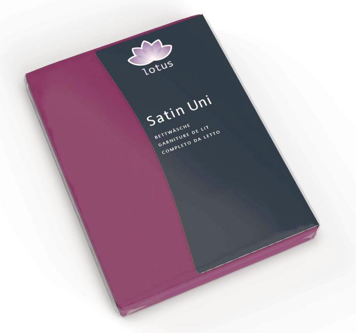 Image du produit Lotus Bettwaren Satin uni (Housse de couette, 160 x 210 cm)