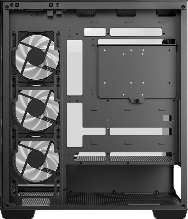 Produktbild NoName CG580 4F (schwarz, Tempered Glass x 2) (ATX, mATX, ITX)