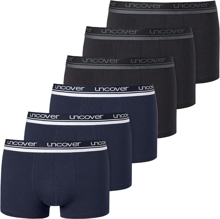 Produktbild Uncover by Schiesser 6er Pack Basic Retro Shorts / Pant (XL, 6er Pack)
