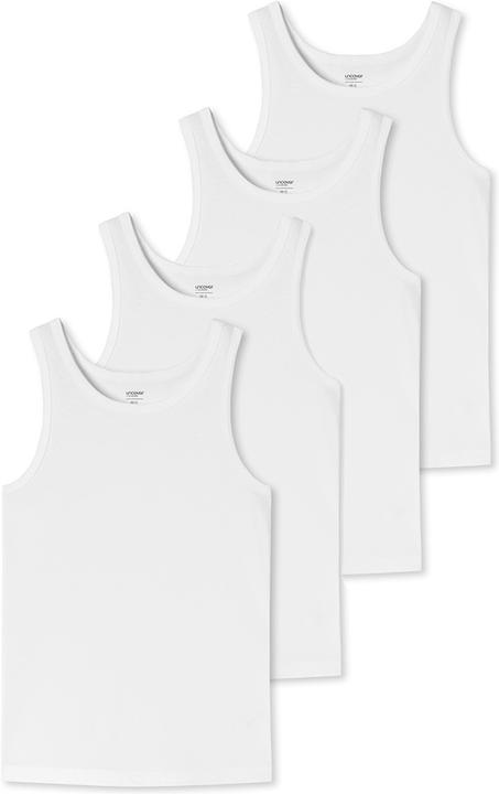 Produktbild Uncover by Schiesser 4er Pack Basic Unterhemd / Tanktop (S)