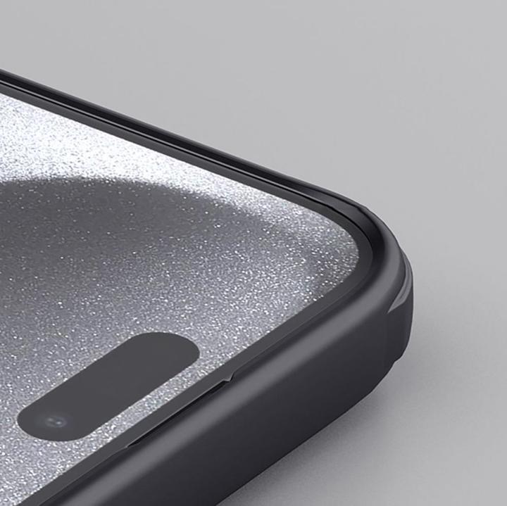 Actual product image Nillkin Super Frosted Shield Pro case for iPhone 16 Pro 6,3" black (Apple iPhone 16 Pro)