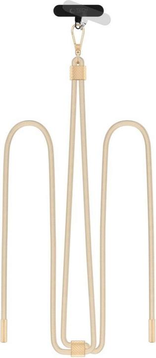 Actual product image Tech-Protect C2S Rope Crossbody Strap Leash - Beige