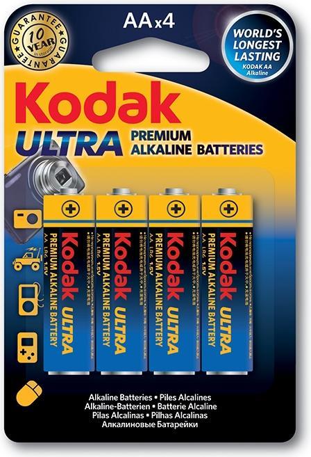 Produktbild Kodak Ultra Premium Single-use battery AA Alkaline - Batterie (4 Stk., AA)