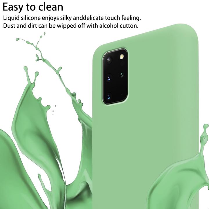 Actual product image Cadorabo TPU Cover Mobile Phone Chain Liquid (Samsung Galaxy S20+)