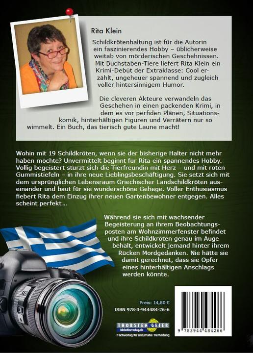 Actual product image Buchstaben-Tiere. Ein Schildkröten-Krimi (German, Rita Klein, 2021)