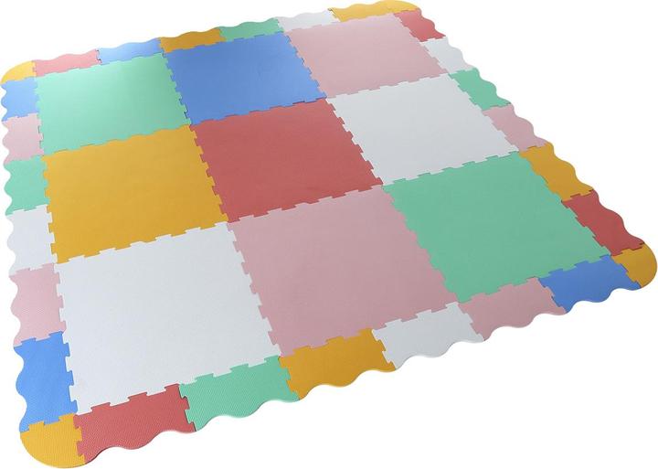 Produktbild Vertbaudet Baby Puzzle-Spielmatte, 9 Teile mit gewelltem Rand (60 x 60 cm)