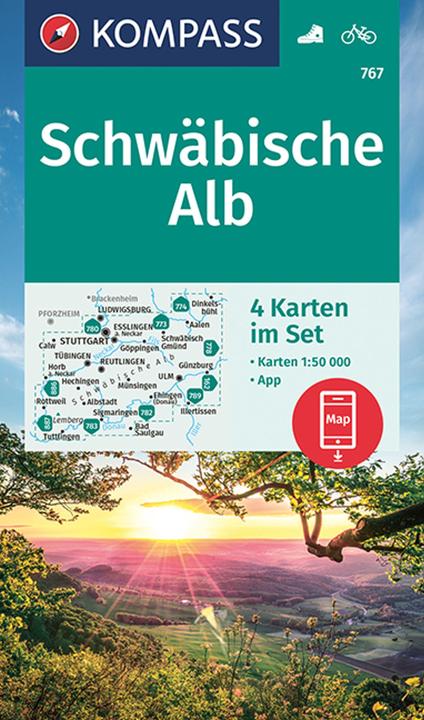 Produktbild Wanderkarte Schwäbische Alb