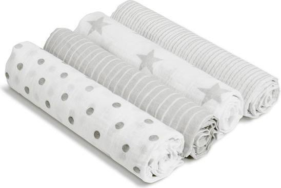 Immagine prodotto aden + anais fasce 4 confezioni in mussola di cotone (112 cm, 112 cm)