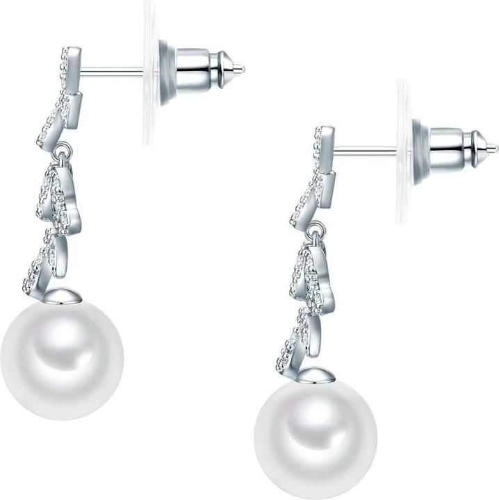 Image du produit Lulu & Jane Femme laiton zirconium perle de culture argent - 29717 (Laiton)