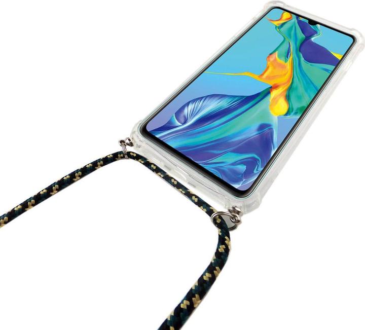 Produktbild König Design Huawei P30 Pro Handykette Hülle mit Band Case zum umhängen mit Kordel Camouflage