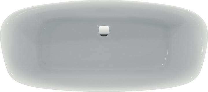 Ideal Standard Ovale Badewanne Dea 80 x 180 cm alpinwei glatt E306701 (220 l, 180 cm, 80 cm)