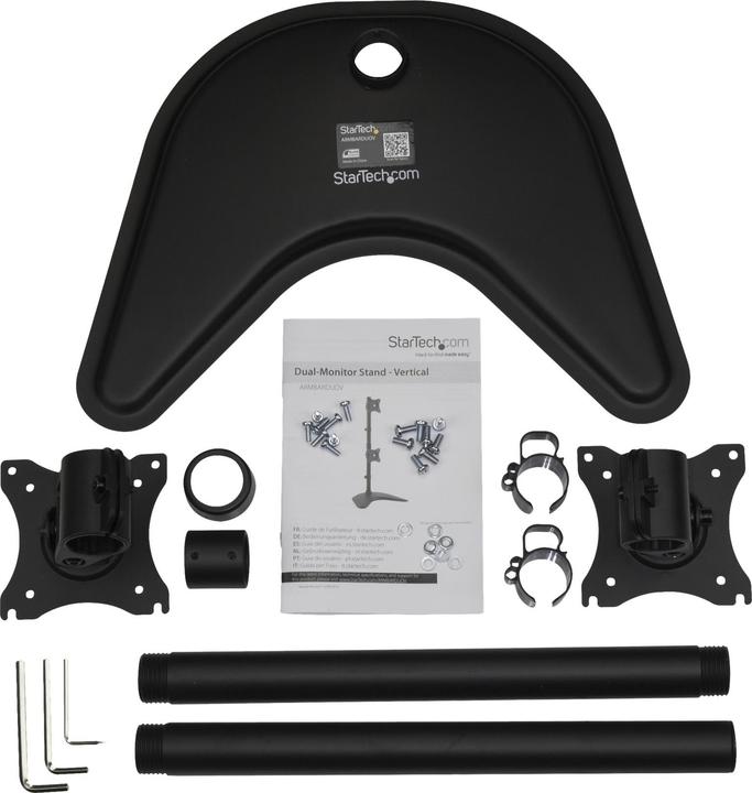 Image du produit StarTech Support double écran - vertical (Tables, 27.01")