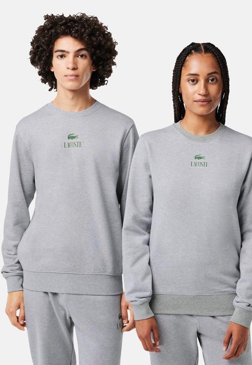 Produktbild Lacoste Sweatshirt Pullover mit Rippbündchen und Logo (S)