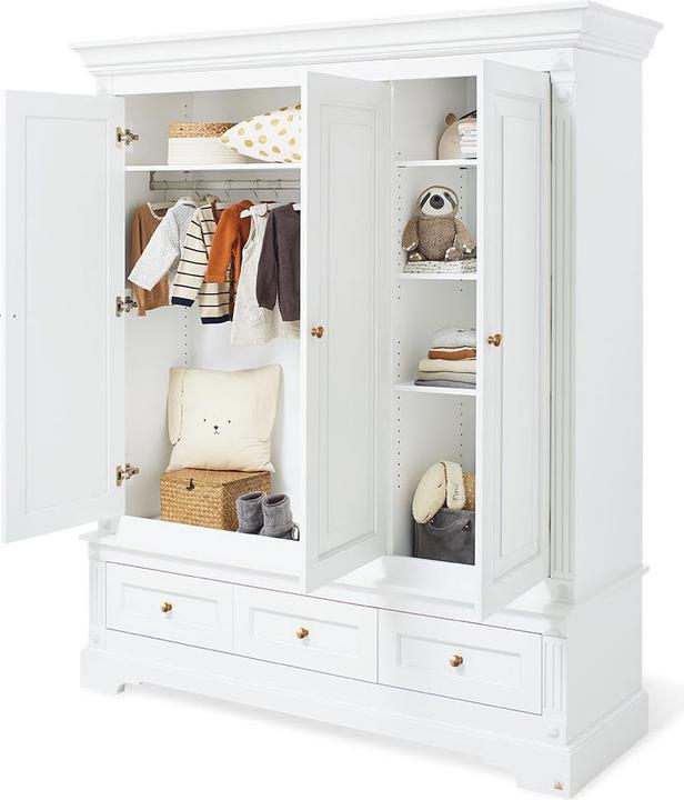 Produktbild Pinolino Limited Edition - Emilia Gold breit gross (Kinderkleiderschrank)