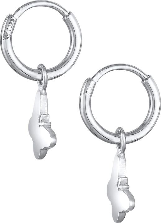 Produktbild Elli Ohrringe Creolen Schmetterling 925 Silber (925er Sterling Silber)