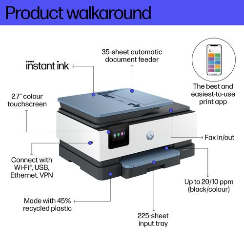 Actual product image HP OfficeJet Pro 8135e (Ink, Colour)