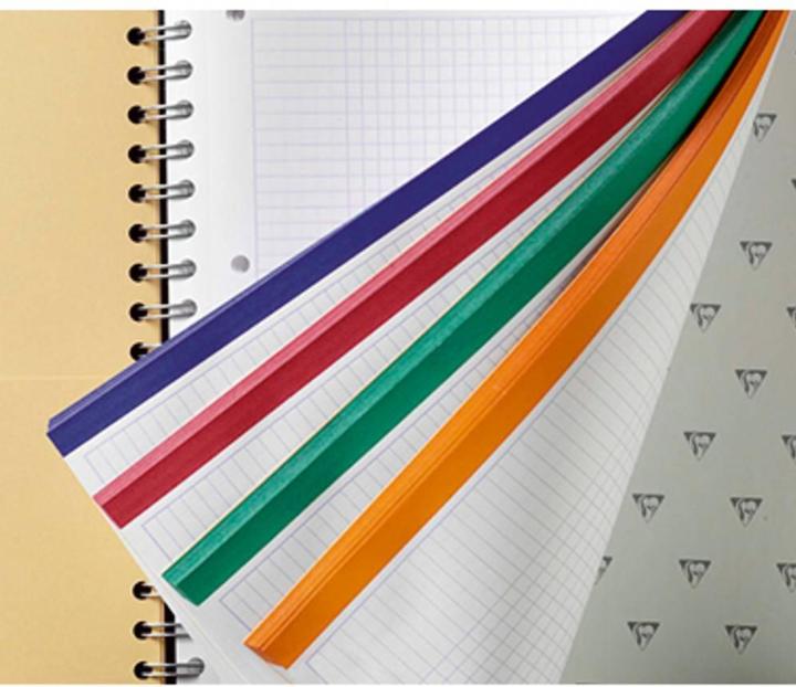 Actual product image Clairefontaine Spiral notepad DIN A4 90g 80Bl. chequered (A4, Checked, Soft cover)