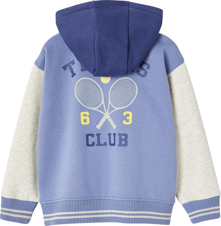 Produktbild Vertbaudet Jungen Kapuzensweatjacke im College-Style mit Recycling-Polyester (110)