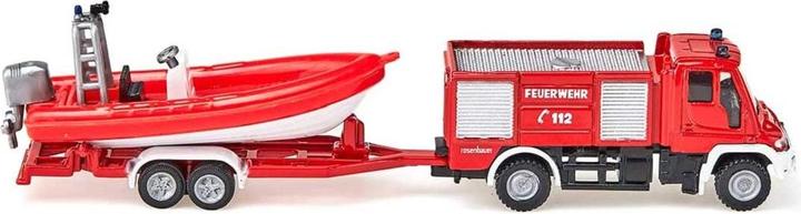 Image du produit Siku Les pompiers de l'Unimog avec leur bateau