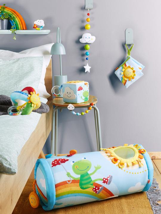 Produktbild Haba Krabbelrolle Regenbogenwelt (Italienisch, Englisch, Deutsch, Französisch)