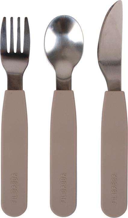 Actual product image Filibabba Silicone cutlery set