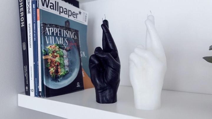 Image du produit Candle Hand Croiser les doigts (1 pcs)