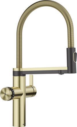 Produktbild Blanco CHOICE Icona | Edelstahl satin gold | Hochdruck | Multifunktionales all-in-one Wassersystem |