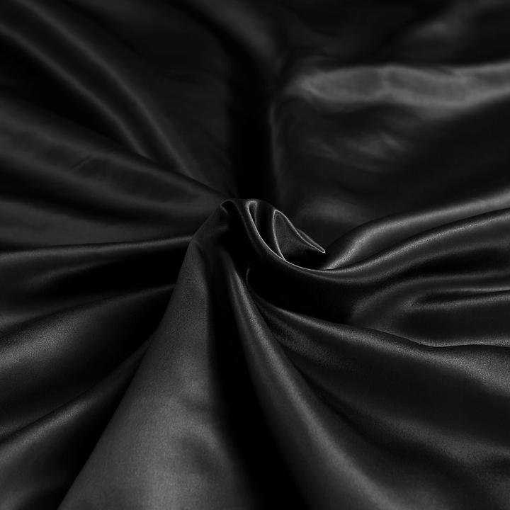 Image du produit Ailoria DREAM TOUCH Couverture en soie (135x200) (noir) (Housse de couette, 135x200 cm)