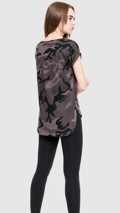 Actual product image Urban Classics Ladies Camo Back Shaped Tee (5XL)
