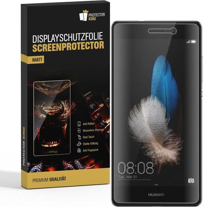 Actual product image Protectorking 1x real tempered 9H armoured glass 3D CLEAR (1 Piece, Huawei P8)