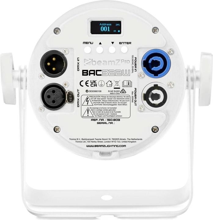 Produktbild BeamZ Pro Scheinwerfer BAC322W, Typ: PAR Scheinwerfer, Leuchtmittel (10 W, LED)