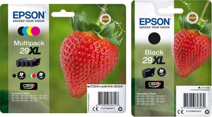 Epson 29XL - Inkcartridge - Multipack + Black (EPST 29xl Multi)