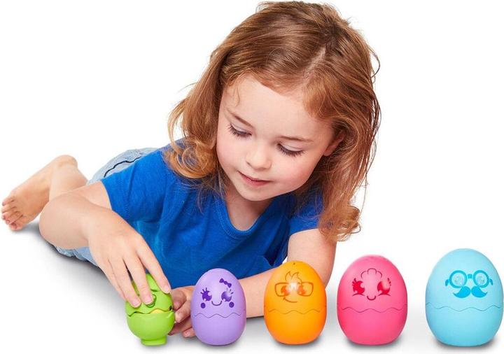 Actual product image Tomy Toomies - Hide & Squeak Nesting Eggs - Blue