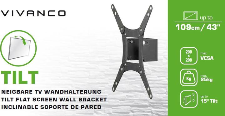 Produktbild Vivanco Bti 6020 (Wand, 43", 25 kg)