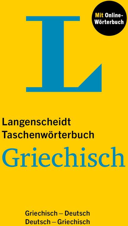 Image du produit Langenscheidt Taschenwörterbuch Griechisch, mit Buch, mit Online-Zugang (Grec, Allemand, 2024)